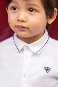 Chemise Blanche monogramme TC