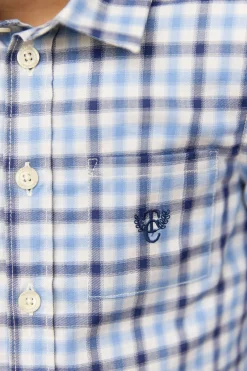 Chemise Marine à carreaux