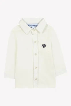 Chemise Ecru monogramme TC