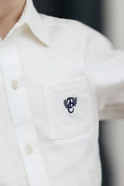Chemise Ecru monogramme TC