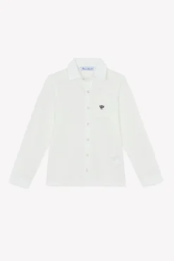 Chemise Ecru monogramme TC