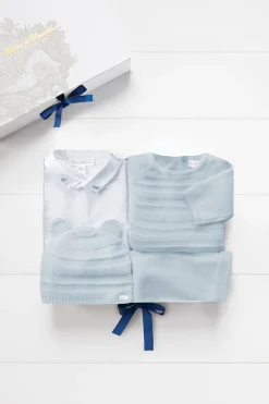 Coffret Maille Douceur bleu