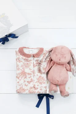 Coffret Imprimé inspiration Toile de jouy rose