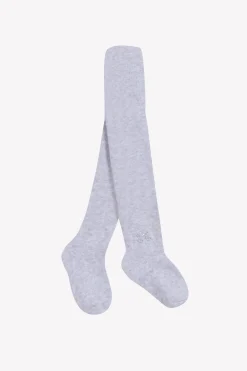 Collant Gris chiné coton