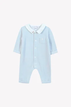 Combinaison longue Bleu céleste velours