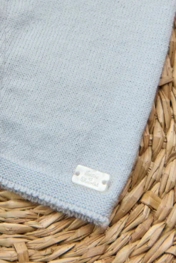 Combinaison longue Bleu céleste broderie hérisson