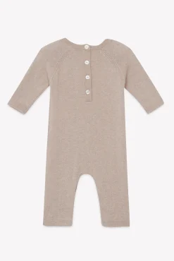 Combinaison longue Moka broderie hérisson