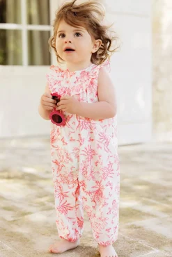 Combinaison longue Praline inspiration Toile de Jouy