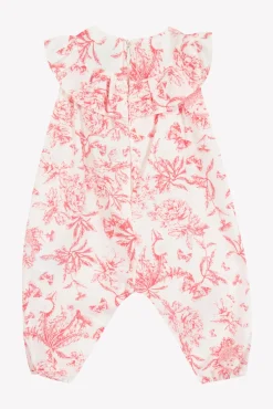 Combinaison longue Praline inspiration Toile de Jouy