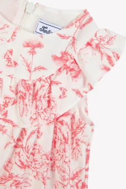 Combinaison longue Praline inspiration Toile de Jouy