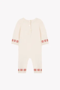 Combinaison longue Ecru illustration lapin