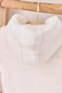 Combinaison Pilote Ecru en maille