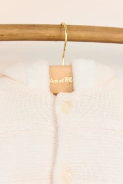 Combinaison Pilote Ecru en maille