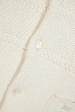 Combinaison Pilote Ecru en maille