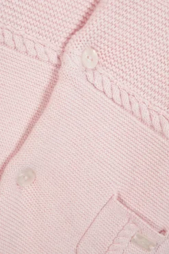 Combinaison Pilote Rose pâle en maille