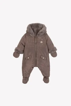 Combinaison Pilote Taupe réversible