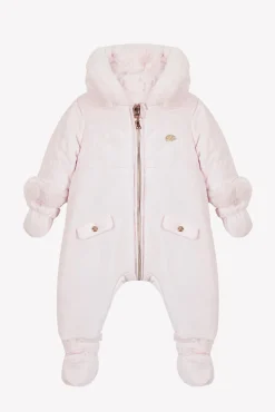 Combinaison Pilote Rose pâle réversible