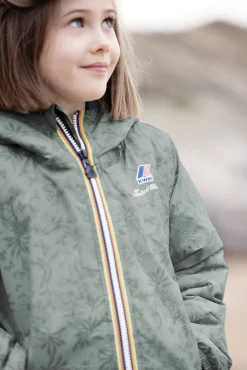 Coupe-vent Kaki K-way x Tartine et chocolat