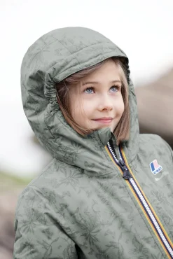 Coupe-vent Kaki K-way x Tartine et chocolat