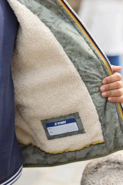 Coupe-vent Kaki K-way x Tartine et chocolat