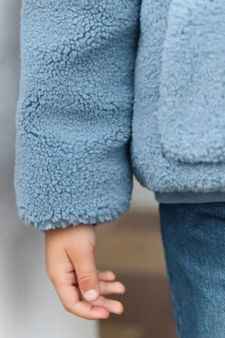 Doudoune Bleu grisé réversible