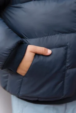 Doudoune Marine réversible
