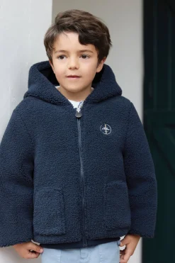 Doudoune Marine réversible