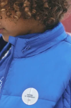 Doudoune Bleu électrique sans manches