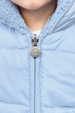 Doudoune Bleu grisé réversible