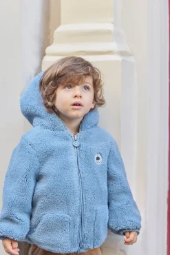 Doudoune Bleu grisé réversible