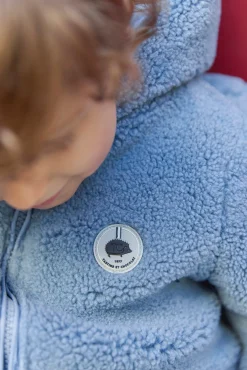 Doudoune Bleu grisé réversible