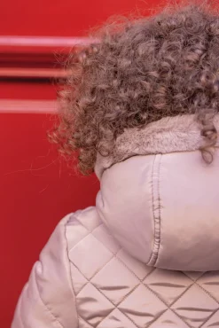 Doudoune Taupe réversible