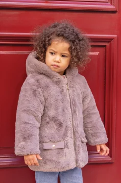 Doudoune Taupe réversible