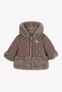 Doudoune Taupe réversible