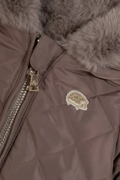 Doudoune Taupe réversible