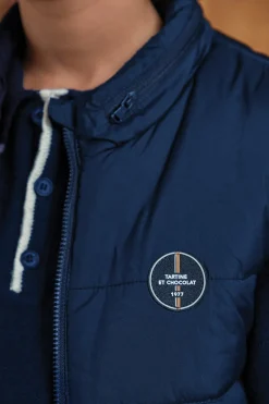 Doudoune Marine sans manches