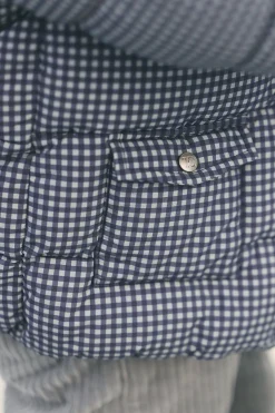 Doudoune Marine vichy