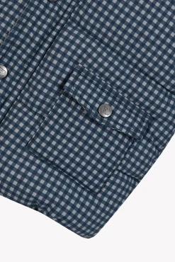 Doudoune Marine vichy