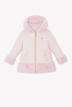 Doudoune Rose poudré réversible