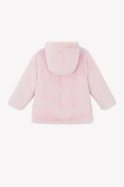 Doudoune Rose poudré réversible