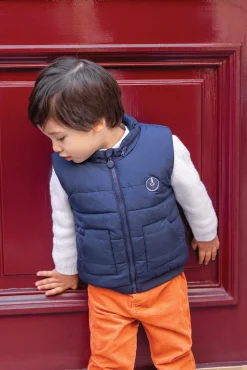 Doudoune Marine sans manches