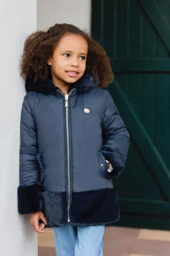 Doudoune Marine réversible