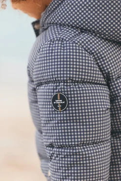 Doudoune Marine vichy