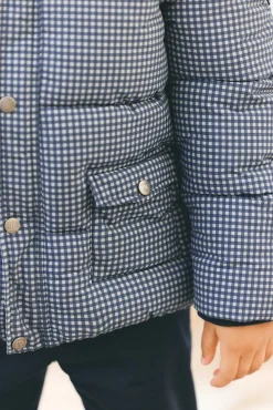 Doudoune Marine vichy