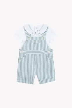 Ensemble court Emeraude rayures