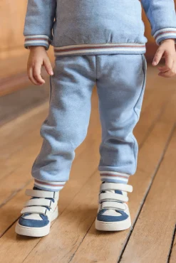 Ensemble jogging Bleu grisé robot