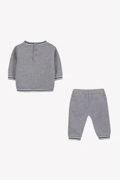 Ensemble jogging Gris hérisson pixel