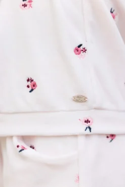 Ensemble jogging Rose pâle velours