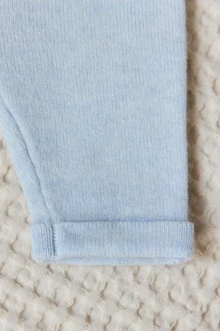 Ensemble long Bleu chiné