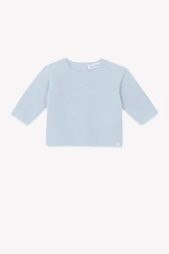 Ensemble long Bleu chiné